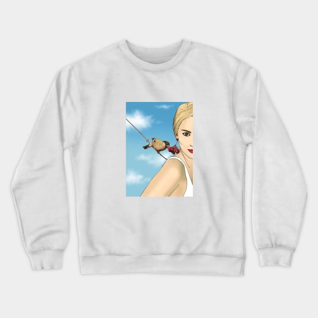 Model Crewneck Sweatshirt by AdrianaStore